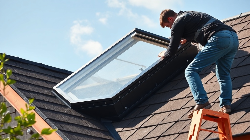 Professional skylight installation bringing natural light to Milwaukee homes